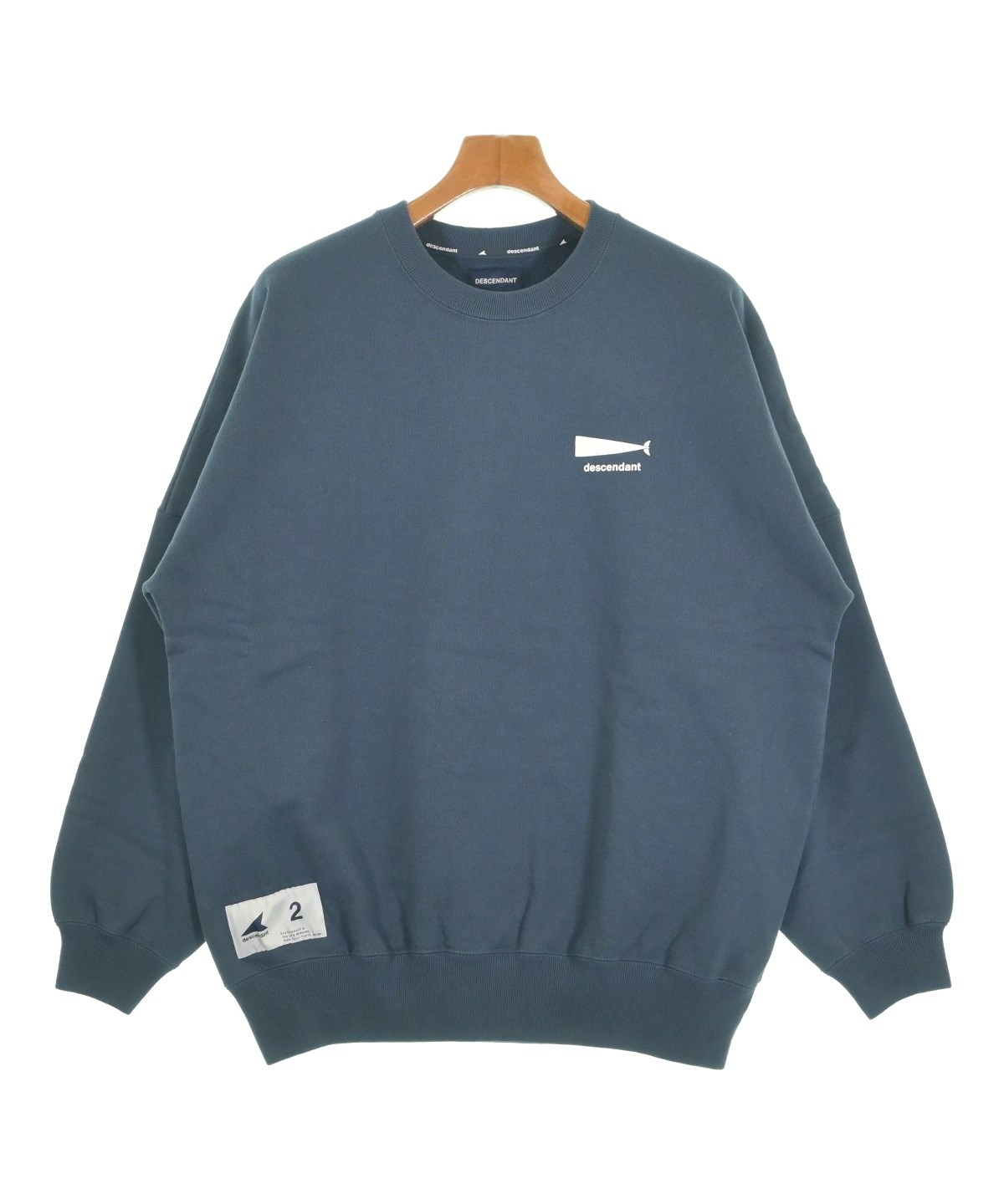 DESCENDANT（ディセンダント）スウェット 紺 サイズ:2(M位) メンズ