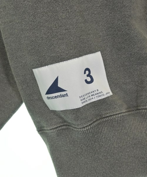 DESCENDANT（ディセンダント）スウェット グレー サイズ:3(L位) メンズ/2200629768239