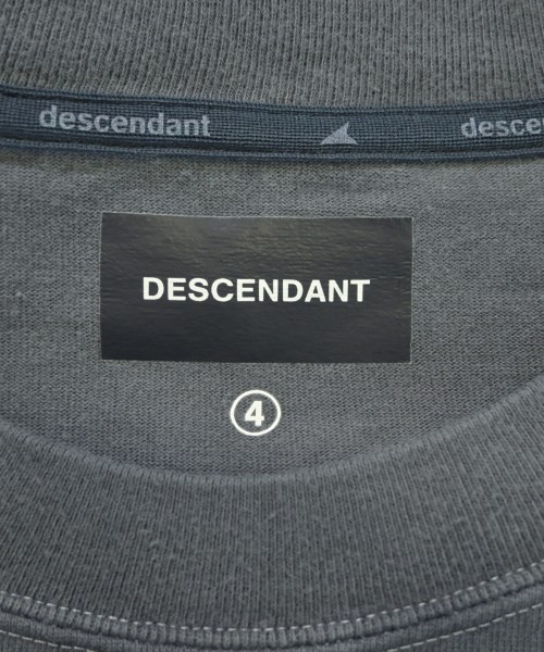 DESCENDANT（ディセンダント）Tシャツ・カットソー 青 サイズ:4(XL位) メンズ/2200629768246