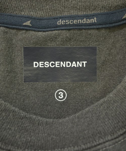 DESCENDANT（ディセンダント）Tシャツ・カットソー グレー サイズ:3(L位) メンズ/2200629768253