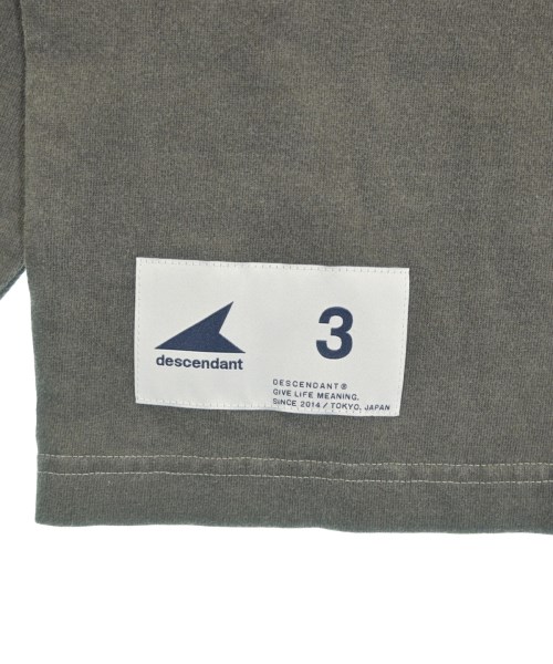 DESCENDANT（ディセンダント）Tシャツ・カットソー グレー サイズ:3(L位) メンズ/2200629768253