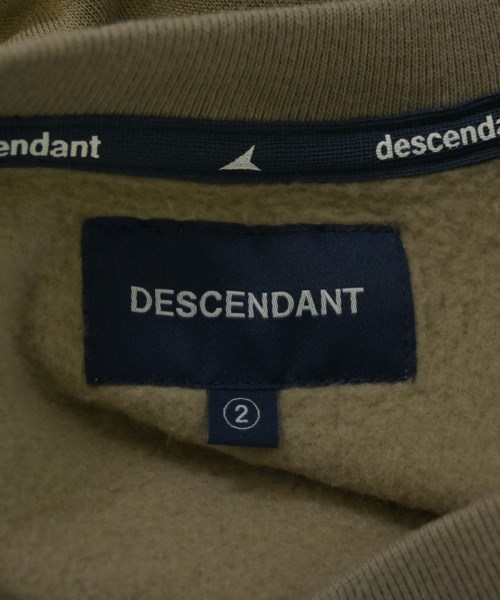 DESCENDANT（ディセンダント）スウェット ベージュ サイズ:2(M位) メンズ/2200608488158