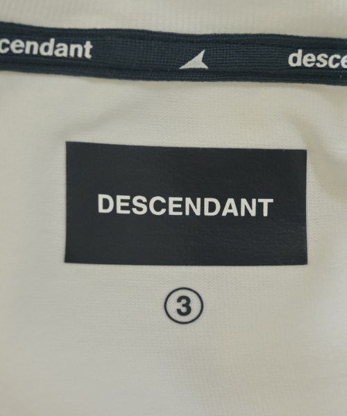 DESCENDANT（ディセンダント）Tシャツ・カットソー 白 サイズ:3(L位) メンズ/2200608488165