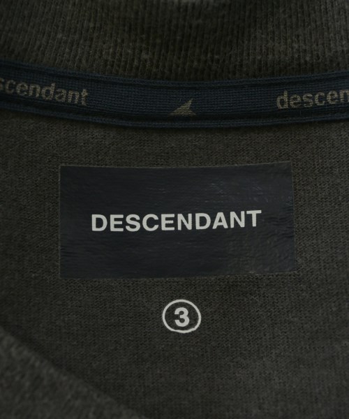DESCENDANT（ディセンダント）Tシャツ・カットソー グレー サイズ:3(L位) メンズ/2200608488196