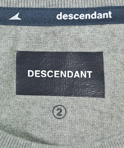 DESCENDANT（ディセンダント）Tシャツ・カットソー グレー サイズ:2(M位) メンズ/2200608488202