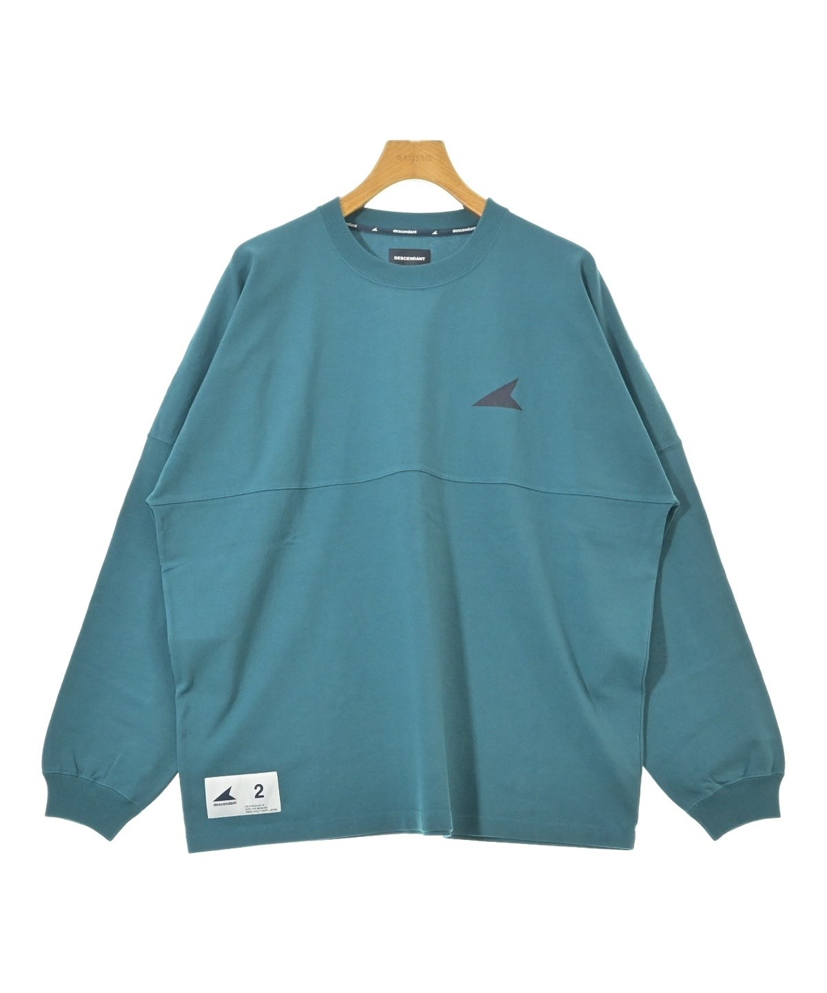 DESCENDANT ライトブルー 長袖カットソー サイズ2 DESCENDANT（ディセンダント）Tシャツ・カットソー 青 サイズ:2(M位