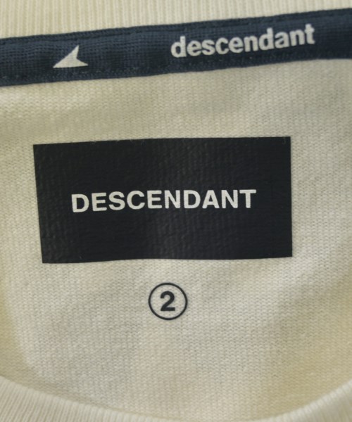 DESCENDANT（ディセンダント）Tシャツ・カットソー 白 サイズ:2(M位) メンズ/2200608488233