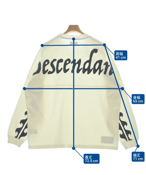 DESCENDANT（ディセンダント）Tシャツ・カットソー 白 サイズ:2(M位) メンズ/2200608488233