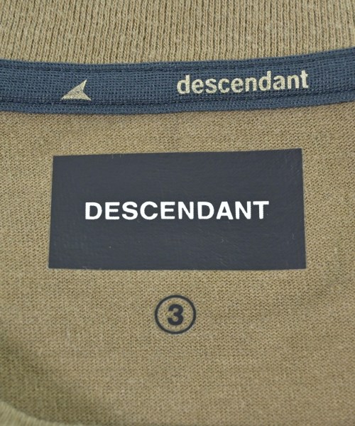 DESCENDANT（ディセンダント）Tシャツ・カットソー 茶 サイズ:3(L位) メンズ/2200608488264