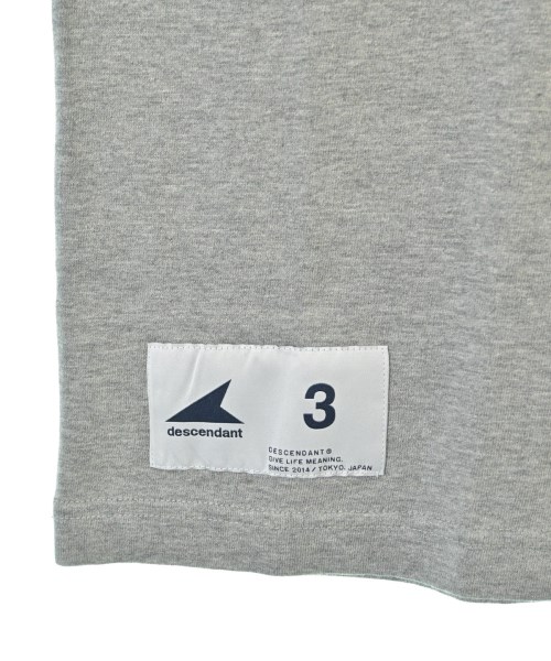 DESCENDANT（ディセンダント）Tシャツ・カットソー グレー サイズ:3(L位) メンズ/2200608488295