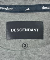 DESCENDANT（ディセンダント）Tシャツ・カットソー グレー サイズ:3(L位) メンズ/2200608488295