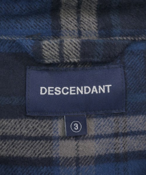 DESCENDANT（ディセンダント）カジュアルシャツ 青 サイズ:3(L位) メンズ/2200613755078