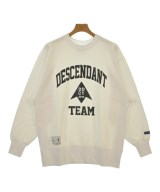 DESCENDANT（ディセンダント）スウェット 白 サイズ:1(S位) メンズ/2200615396033
