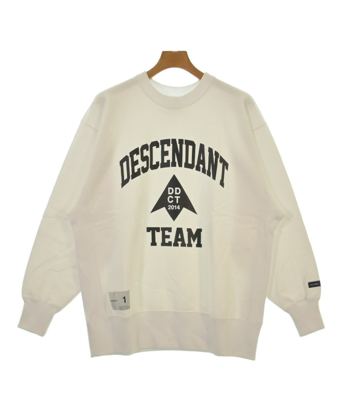 価格交渉可　DESCENDANT スウェット　M ディセンダント DESCENDANT（ディセンダント）スウェット 白 サイズ:1(S位) メンズ