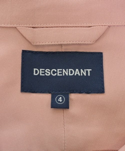 DESCENDANT（ディセンダント）カジュアルシャツ ピンク サイズ:4(XL位) メンズ/2200616627051