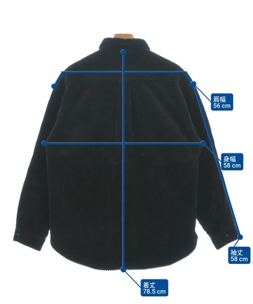 DESCENDANT（ディセンダント）カジュアルシャツ 黒 サイズ:2(M位) メンズ/2200609444016