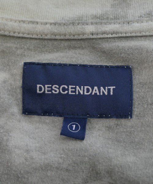 DESCENDANT（ディセンダント）Tシャツ・カットソー グレー サイズ:1(M位) メンズ/2200618245055