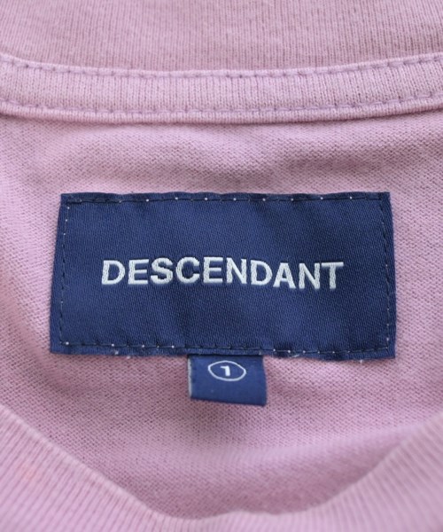 DESCENDANT（ディセンダント）Tシャツ・カットソー ピンク サイズ:1(M位) メンズ/2200618245062