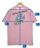 DESCENDANT（ディセンダント）Tシャツ・カットソー ピンク サイズ:1(M位) メンズ/2200618245062