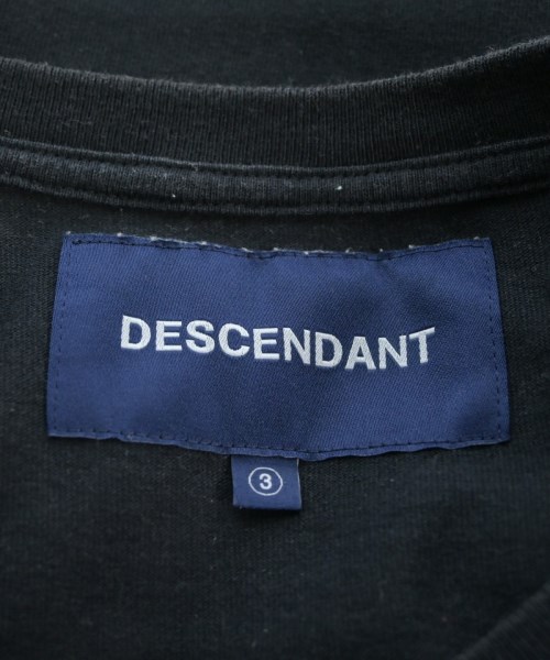 DESCENDANT（ディセンダント）Tシャツ・カットソー 黒 サイズ:3(L位) メンズ/2200618595075