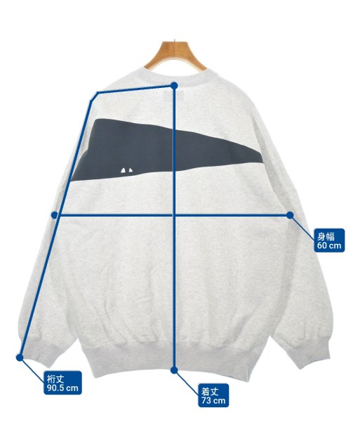 DESCENDANT（ディセンダント）スウェット グレー サイズ:4(L位) メンズ/2200618863037