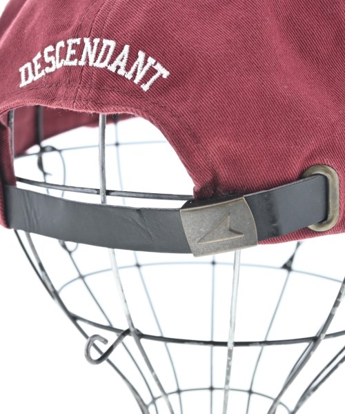 DESCENDANT（ディセンダント）キャップ 赤 サイズ:F メンズ/2200620233040