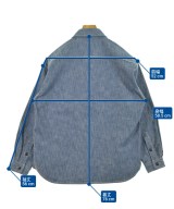 DESCENDANT（ディセンダント）カジュアルシャツ 青 サイズ:1(S位) メンズ/2200620333368