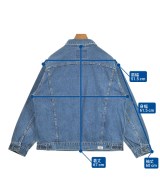 DESCENDANT（ディセンダント）デニムジャケット 青 サイズ:3(L位) メンズ/2200618646012