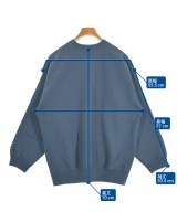 DESCENDANT（ディセンダント）スウェット 青 サイズ:3(L位) メンズ/2200618646050