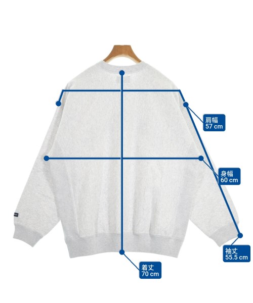 DESCENDANT（ディセンダント）スウェット グレー サイズ:3(L位) メンズ/2200618646067