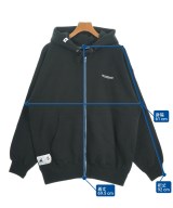 DESCENDANT（ディセンダント）パーカー 黒 サイズ:3(L位) メンズ/2200618646074