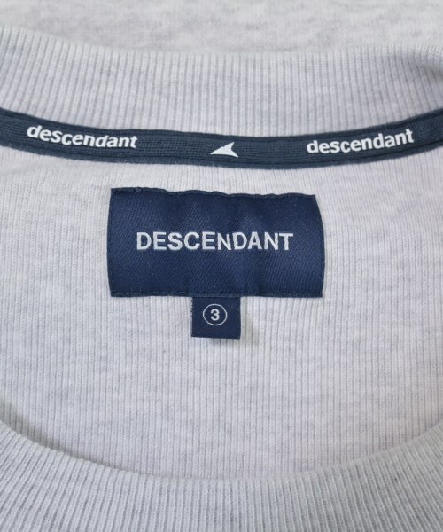 DESCENDANT（ディセンダント）スウェット グレー サイズ:3(L位) メンズ/2200618646111