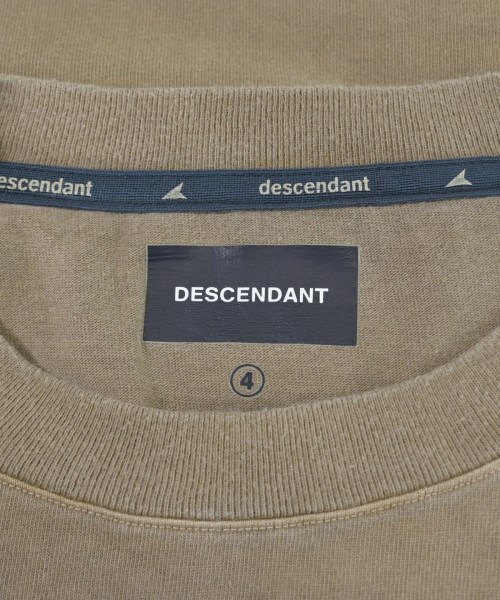 DESCENDANT（ディセンダント）Tシャツ・カットソー ベージュ サイズ:4(XL位) メンズ/2200618646142