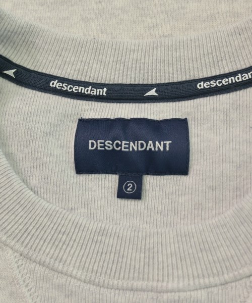 DESCENDANT（ディセンダント）スウェット グレー サイズ:2(M位) メンズ/2200618646241