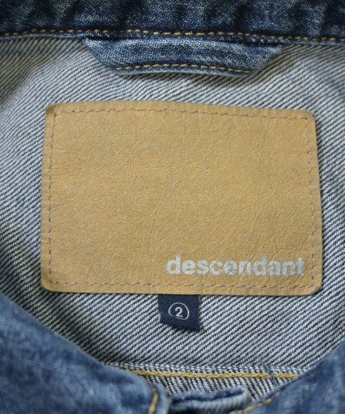 DESCENDANT（ディセンダント）デニムジャケット 青 サイズ:2(M位) メンズ/2200618646289