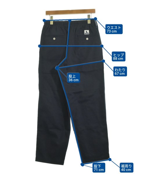 DESCENDANT（ディセンダント）チノパン 紺 サイズ:2(M位) メンズ/2200618646333