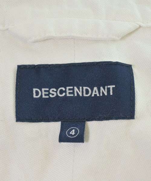 DESCENDANT（ディセンダント）カジュアルシャツ 白 サイズ:4(XL位) メンズ/2200605375420