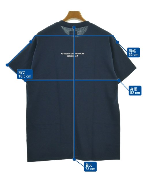 DESCENDANT（ディセンダント）Tシャツ・カットソー 紺 サイズ:3(L位) メンズ/2200608018102