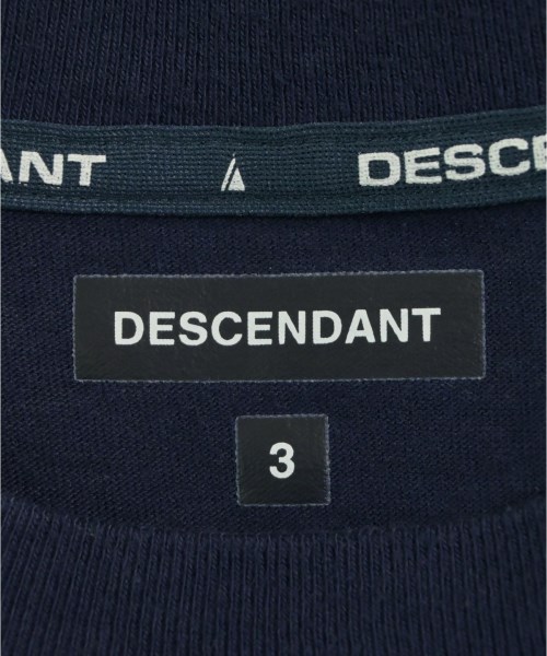 DESCENDANT（ディセンダント）Tシャツ・カットソー 紺 サイズ:3(L位) メンズ/2200559790195