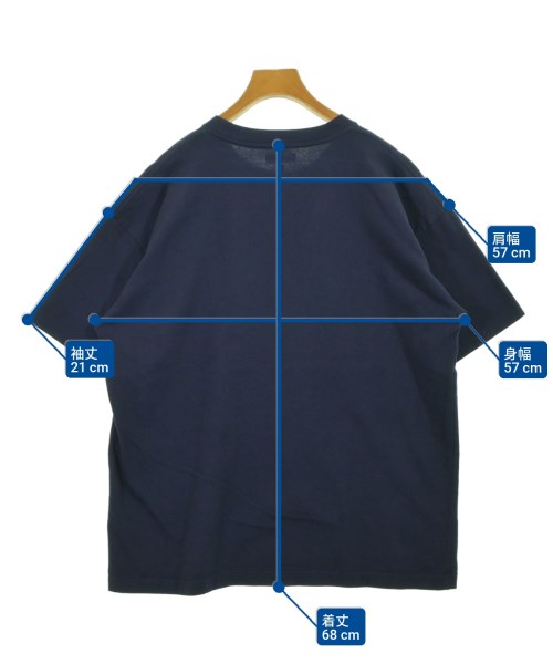 DESCENDANT（ディセンダント）Tシャツ・カットソー 紺 サイズ:3(L位) メンズ/2200559790195