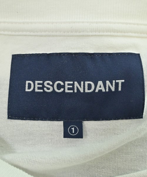 DESCENDANT（ディセンダント）Tシャツ・カットソー 白 サイズ:1(S位) メンズ/2200572255046