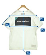 DESCENDANT（ディセンダント）Tシャツ・カットソー 白 サイズ:1(S位) メンズ/2200572255046