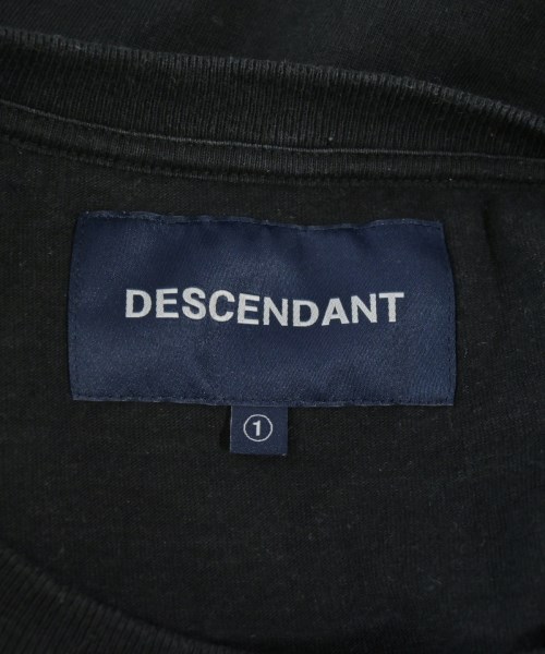 DESCENDANT（ディセンダント）Tシャツ・カットソー 黒 サイズ:1(S位) メンズ/2200668791229