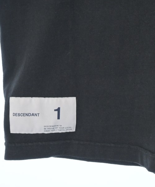 DESCENDANT（ディセンダント）Tシャツ・カットソー 黒 サイズ:1(S位) メンズ/2200668791229