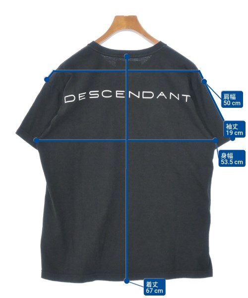 DESCENDANT（ディセンダント）Tシャツ・カットソー 黒 サイズ:1(S位) メンズ/2200668791229