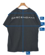 DESCENDANT（ディセンダント）Tシャツ・カットソー 黒 サイズ:1(S位) メンズ/2200668791229