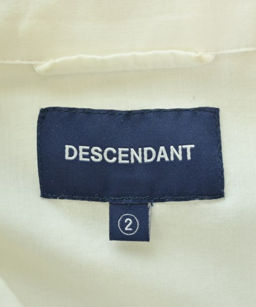 DESCENDANT（ディセンダント）カジュアルシャツ 白 サイズ:2(M位) メンズ/2200671684037