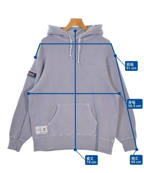 DESCENDANT（ディセンダント）パーカー 紫 サイズ:2(M位) メンズ/2200671684075