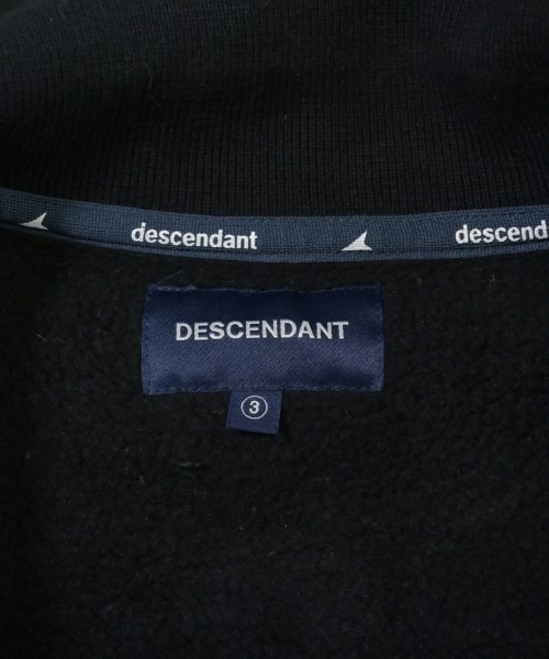 DESCENDANT（ディセンダント）スウェット 黒 サイズ:3(L位) メンズ/2200671684099