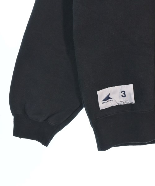 DESCENDANT（ディセンダント）スウェット 黒 サイズ:3(L位) メンズ/2200671684099